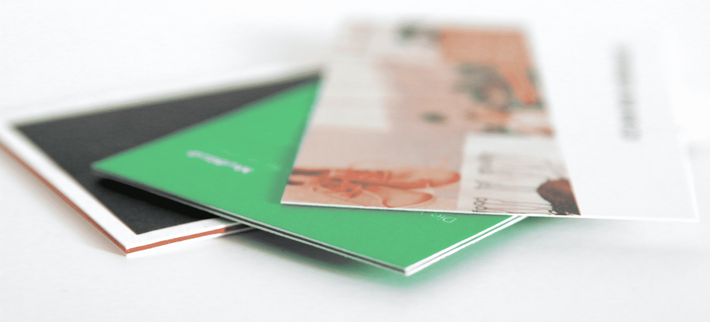 Visitenkarten verschiedene Arten