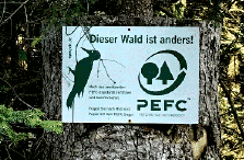 PEFC Schild